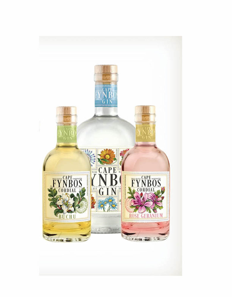 Cape Fynbos Gin and Cordial Gift Pack
