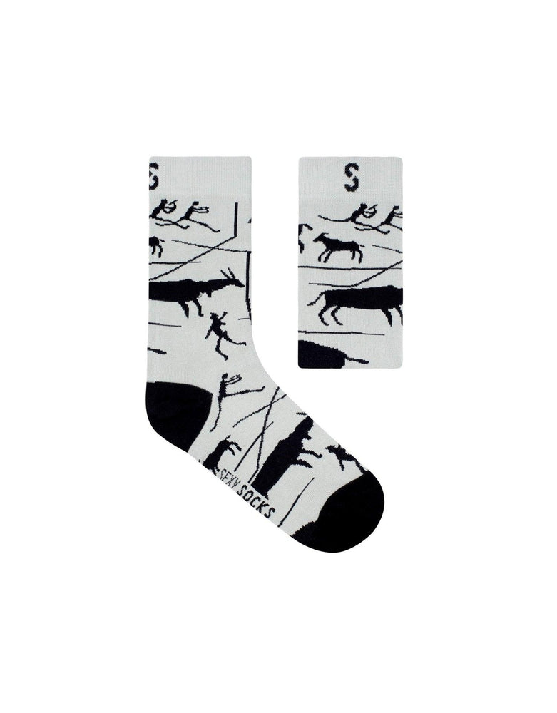 Bamboo Socks - Rock Paintings - Welcome Assist