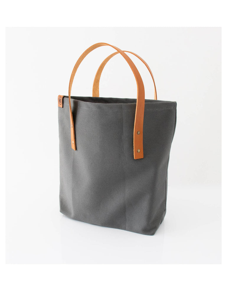 Leather and Canvas shopping bag